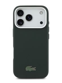 Lacoste - Coque MagSafe Rigide pour iPhone - Vert Sinople