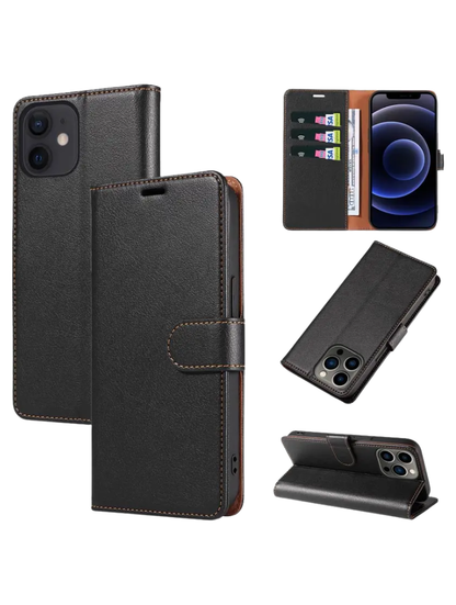 Protect - Coque Portefeuille pour iPhone 12 Mini
