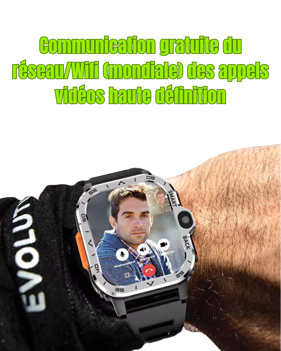 Clypeus - 4G Smart Watch – Montre connectée Pour Enfants avec Caméra Intégrée