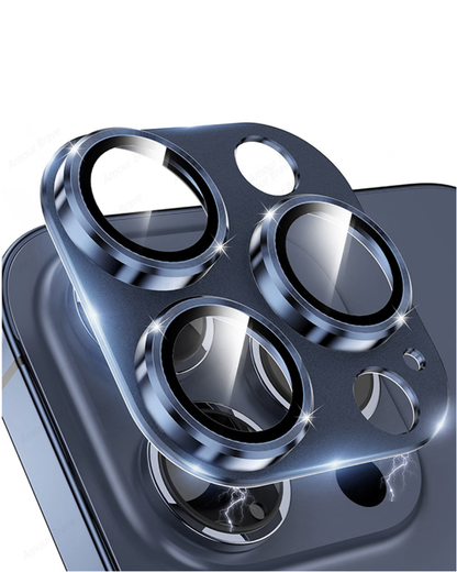 Protection Intégrale de Caméra en Acier Inoxydable  - Apple iPhone 15 Séries