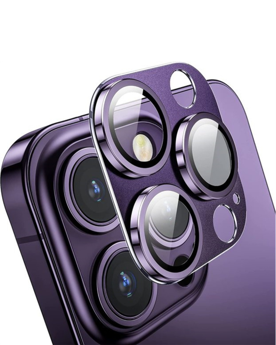 Protection Intégrale de Caméra en Acier Inoxydable  - Apple iPhone 14 Séries