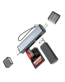 Xssive - Mini Hub 3 en 1  USB-A 2.0 / Lightning