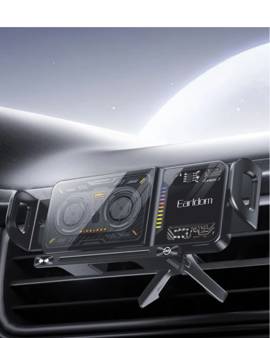 Earldom - Support rotatif 90° téléphone & tablette pour voiture