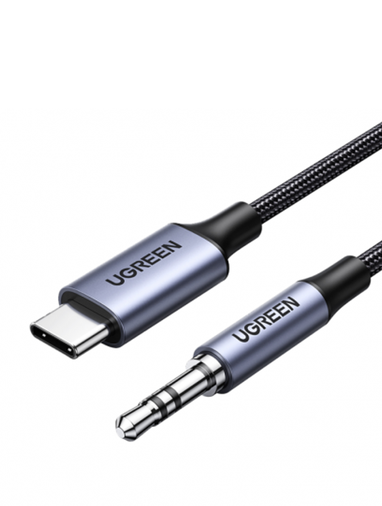 Ugreen - Câble USB-C to Jack 3,5mm en Nylon Tressé - 1M