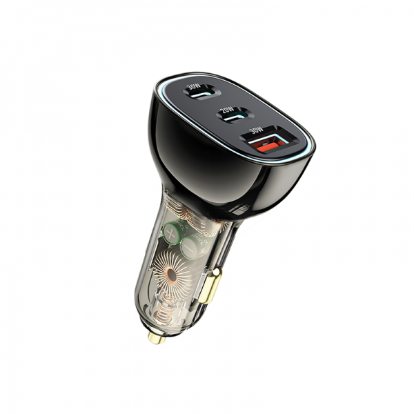 Wiwu - Chargeur voiture 90W USB & Double USB-C