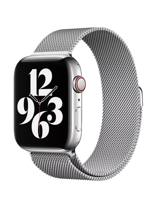 Clypeus - Bracelet Milanais pour Apple Watch - Silver